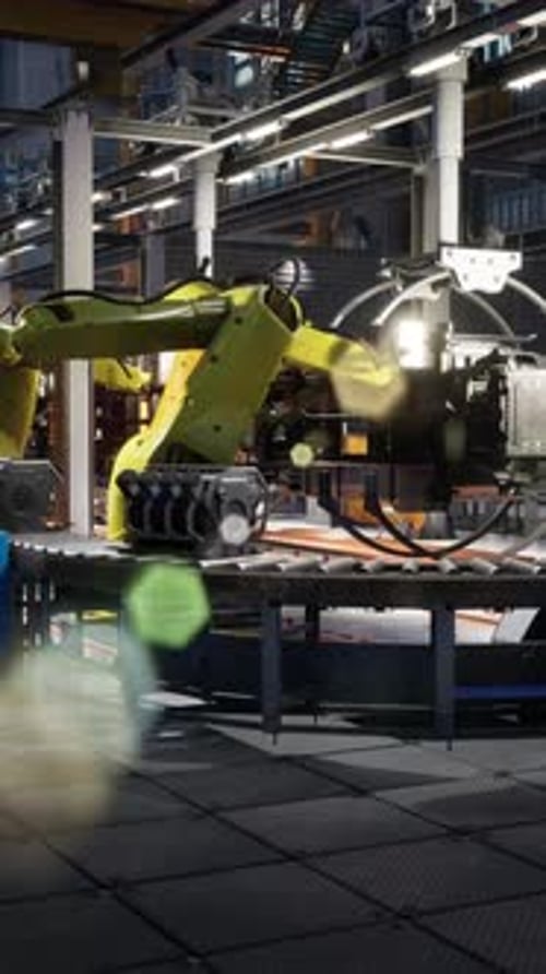 Large Machine in Industrial Building