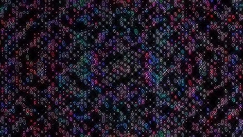 Colorful Fluid Abstract Digital Background Animation Loop
