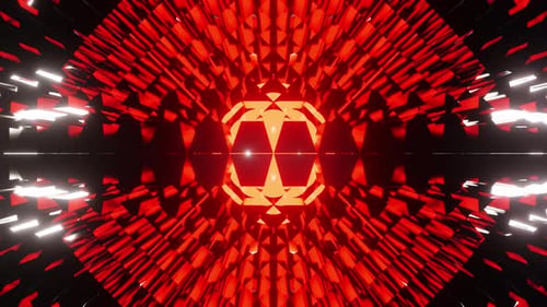 Christmas Disco Ball Red Vj Loop Animation Background