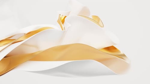 Flowing multilayer cloth background