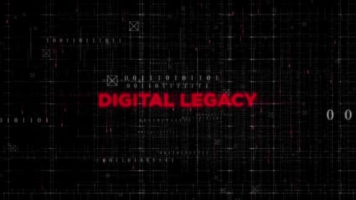 Futuristic Digital Glitch Grid Animated Background