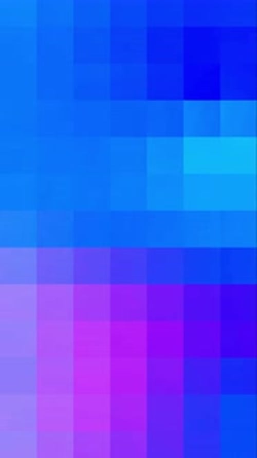 Fondo degradado geométrico abstracto con tonos azules y morados estilo Minecraft