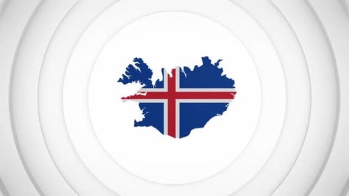 3D Disk with Iceland Map Intro