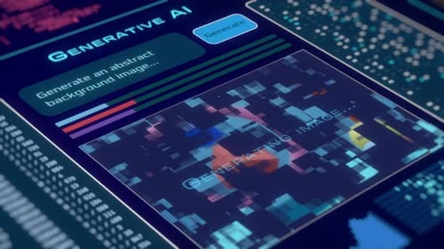 Conceito de IA generativa