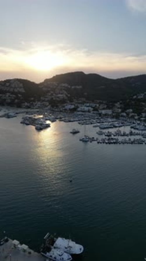 Aerial video over Avinguda de Gabriel Roca i Garcías, Palma de Mallorca island, Spain