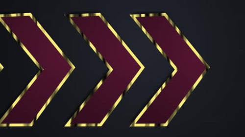 Blinkende Pfeile, Gradientenpfeile, die sich mit digitalen Partikeln bewegen, können für verschiedene Zeichenzwecke verwendet werden