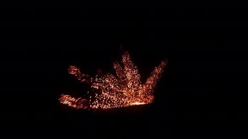 Dynamic Fire Sparks Particle Transition Reveal