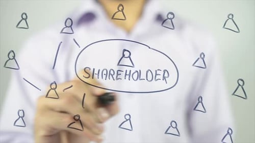 Shareholder Network, Writing on Screen