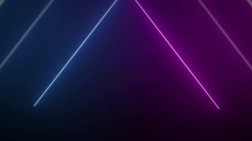 Luz de túnel de néon