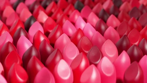 Abstract Fluid Lipstick Field Wave Motion