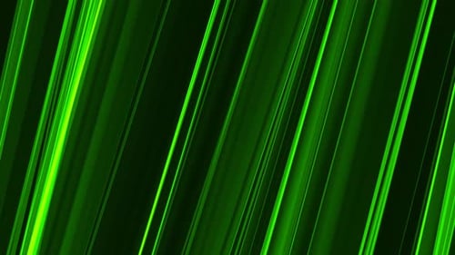 Dynamic Green Neon Lines Abstract Background Loop