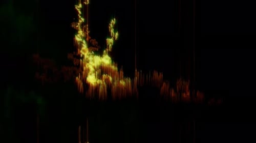Abstract Glitch Digital Noise Background Animation