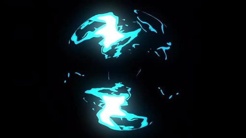 Fluid Blue Line Reveal Animation
