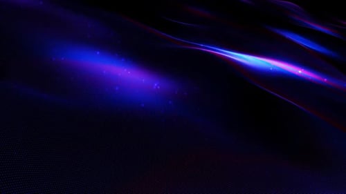 Abstract Glowing Cyber Waves Digital Motion Background