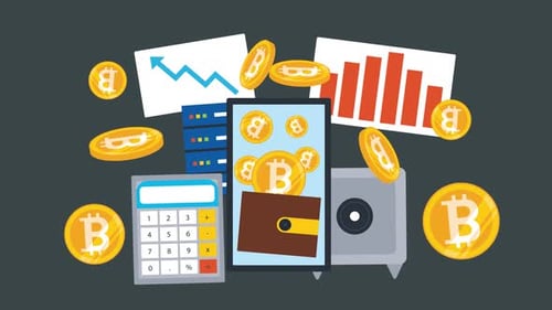 Bitcoin Staking Animation
