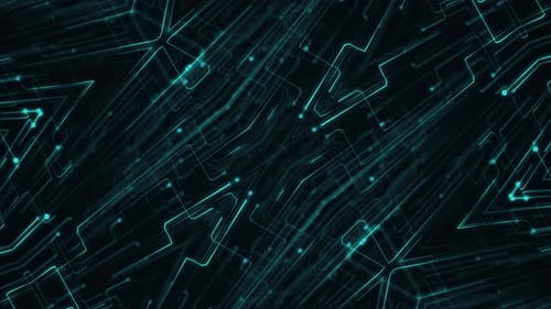 Hintergrund zur abstrakten Technologie des digitalen Datenstroms