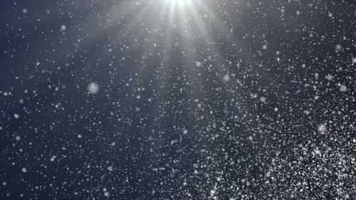 Bright Light Rays with Sparkling Glitter Particles Background