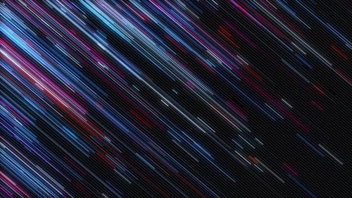 Abstract Neon Digital Lines Moving Background