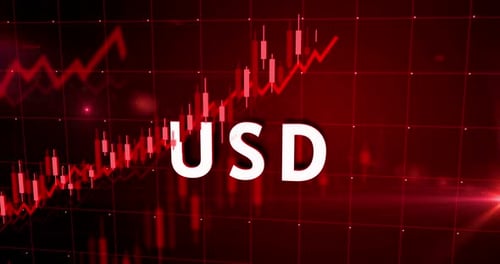 Currencies dollar euro yen and pound charts and graphs diagram