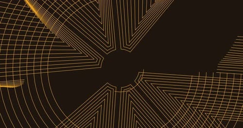 Modern Geometric Expanding Line Pattern Loop Background