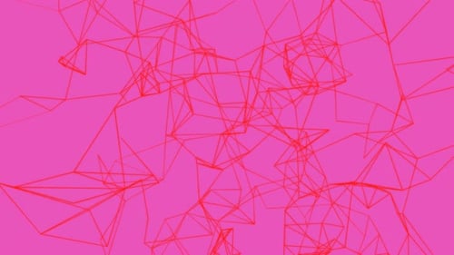 Abstract Geometric Plexus Network Loop Background