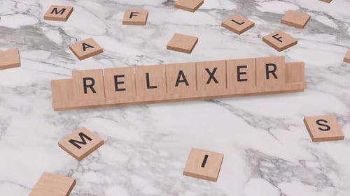 RELAXER word on scrabble