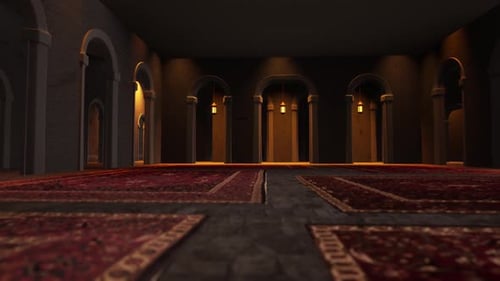 3D-Moschee — Innen