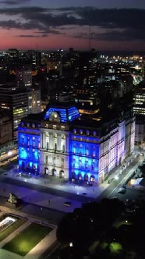 Buenos Aires Skyline At Buenos Aires In Buenos Aires Argentina.