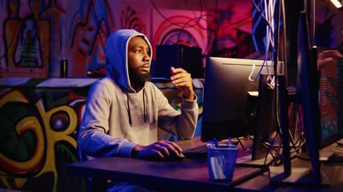 Hacker Talks Exploits with Colleague