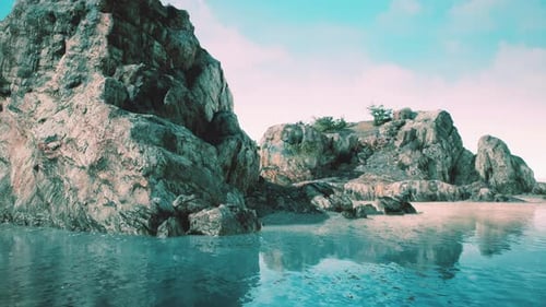 Paisaje y costas rocosas del Mediterráneo