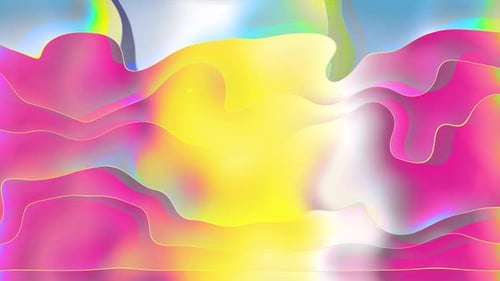 Vibrant Abstract Fluid Waves Background Animation