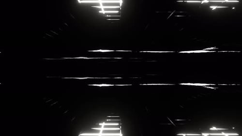 White Abstract Chaotic Neon Flashes Background Vj Loop In 4K