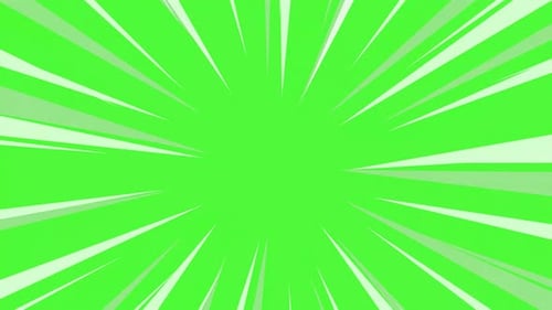 Anime Speed Line 4K On Green Screen