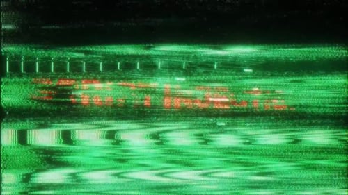 Digital Glitch Code Text Reveal Animation