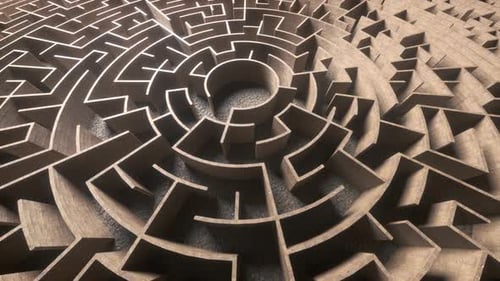 Labyrinth-Hintergrund