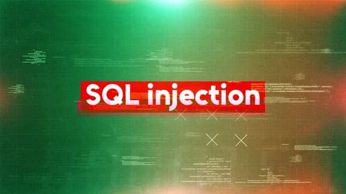 Sql Injection Word In Hacking And Cybersecurity