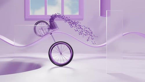 Animación de formas de bucles 3D de Física