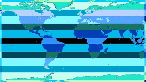 Hi tech earth map news background