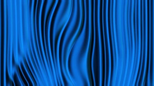 Fluid Abstract Waving Blue Lines Loop