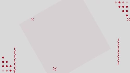 Minimalist Abstract Geometric Animated Background Loop