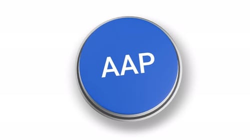 AAP political party Button