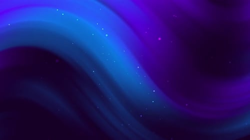 Abstract Flowing Gradient Waves Blue Purple Dynamic Motion