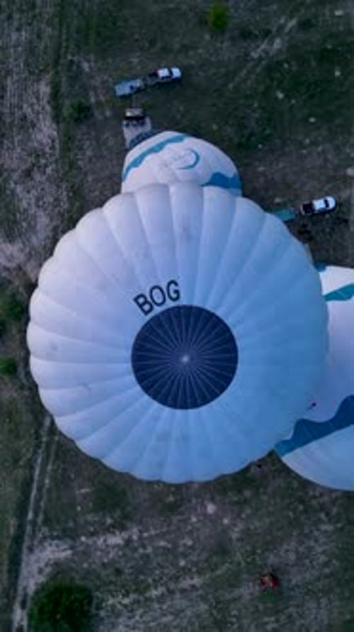 Vertical Video Aerial View of Goreme