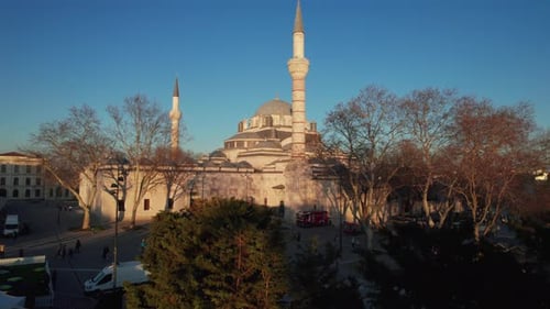 Mezquita de Beyazit al atardecer
