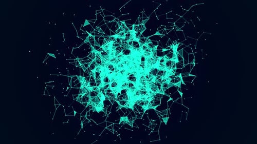 Abstract purple background, Plexus Futuristic concept Backdrop. 4k Resolution.