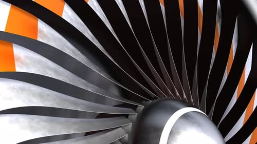 Turbina de avión.
