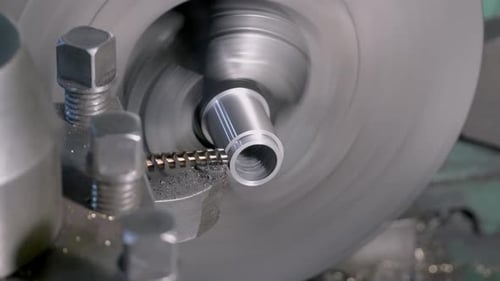 Lathe Milling Plant Metal Billet Cutting Machine with Shavings