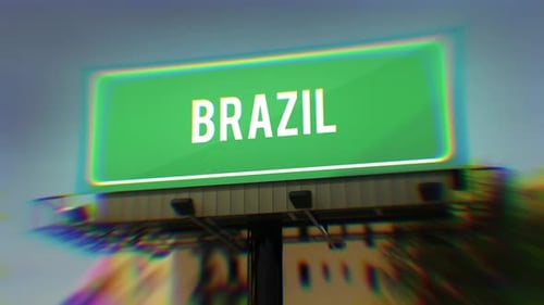 Brazil Country Urban Street Billboard