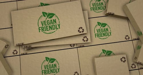 Vegan friendly box pack production