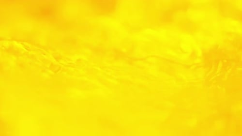 Bright Yellow Liquid Motion Bubbles